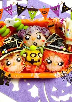 トイストーリー ハロウィン キャラ弁-レシピのメイン写真
