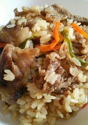ダシダを使って牛肉のおこわ風プルコギ味-レシピのメイン写真
