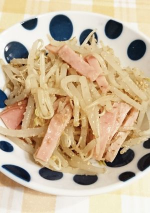 もやしとハムのゴマポン酢和え-レシピのメイン写真