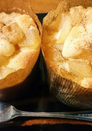 角切りリンゴのカップケーキ☆-レシピのメイン写真