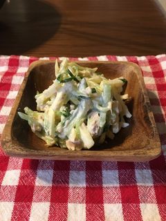 シャキシャキ 林檎ときゅうりツナサラダ-レシピのメイン写真