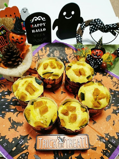 HMでしっとりかぼちゃ蒸しパン-レシピのメイン写真