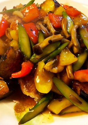 野菜たっぷり鮭の甘酢あんかけ♪-レシピのメイン写真
