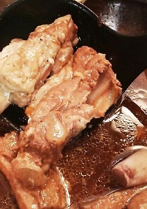 簡単ﾒﾁｬ旨!豚ｽﾍﾟｱﾘﾌﾞバクテー♥-レシピのメイン写真