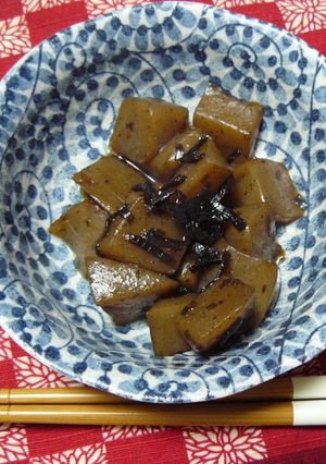 作り置きおかず！こんにゃくの甘辛煮-レシピのメイン写真