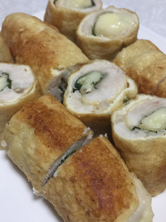 薄あげの鶏肉ロール-レシピのメイン写真