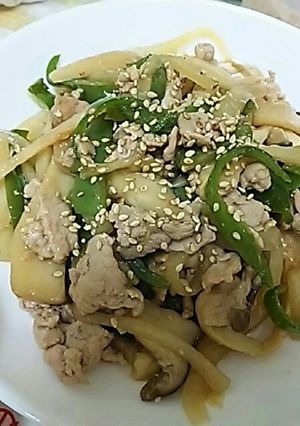 大根青椒肉絲-レシピのメイン写真