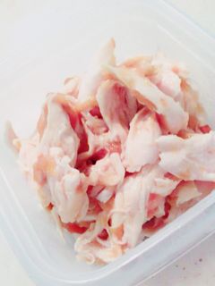 さっぱり!▹▸鶏ささみ梅肉ソースあえ-レシピのメイン写真