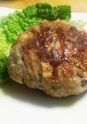 根菜 豚バーグ-レシピのメイン写真