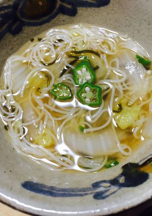 10分簡単♡滋味深い♡トロトロにゅうめん-レシピのメイン写真
