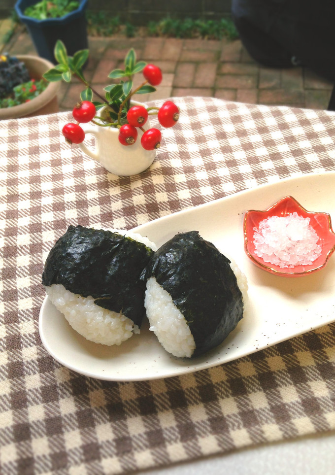塩むすび用　岩塩の炊き込みご飯-レシピのメイン写真