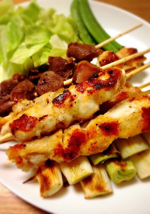 おうち居酒屋!鶏胸肉でジューシー焼鳥♡-レシピのメイン写真