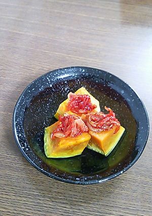 カボチャ、キムチ♪-レシピのメイン写真