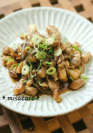 m豚と舞茸の濃厚ニンニク醤油炒め-レシピのメイン写真