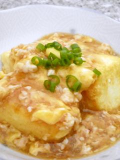 揚げだし豆腐の親子あんかけ-レシピのメイン写真