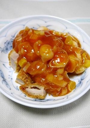 簡単！カツの葱チリソース和え-レシピのメイン写真