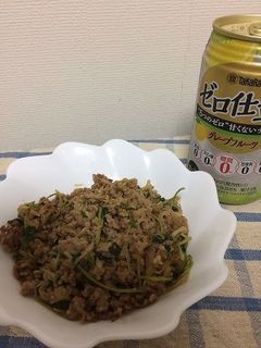 豆苗の中華炒め-レシピのメイン写真