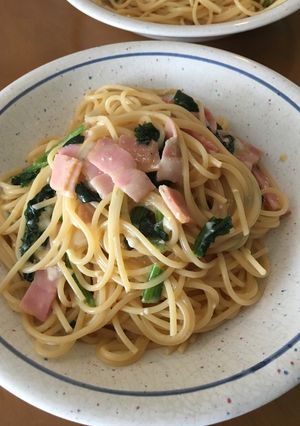 あごだしつゆで簡単釜玉風パスタ-レシピのメイン写真