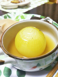 糖質オフ!あたたまる丸ごと玉ネギスープ-レシピのメイン写真