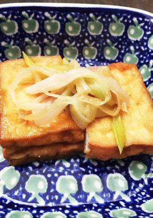 あごだしつゆでコク旨厚揚げステーキ-レシピのメイン写真