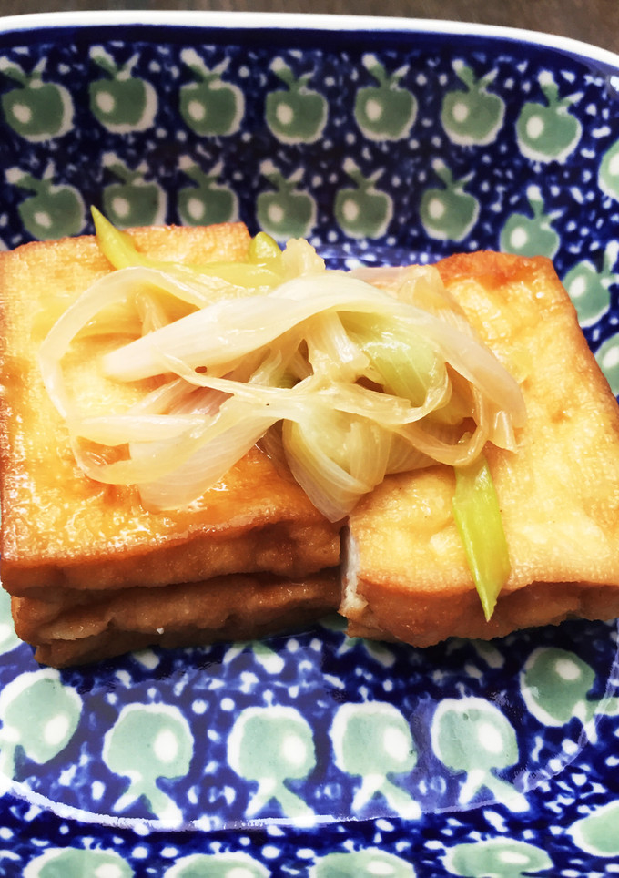 あごだしつゆでコク旨厚揚げステーキ-レシピのメイン写真