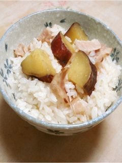 さつまいもとベーコンの秋ごはん-レシピのメイン写真