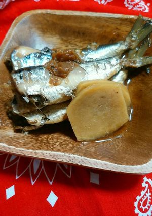骨までパクパク！圧力鍋DEいわしの梅煮☆-レシピのメイン写真