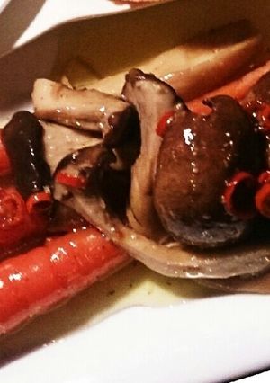 ★ニンジンのキノコアヒージョoilがけ★-レシピのメイン写真