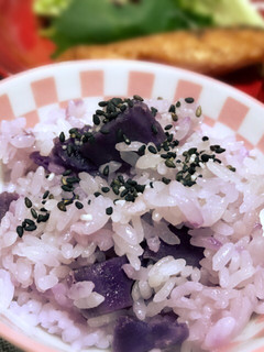 簡単☆綺麗☆紫芋でご飯!-レシピのメイン写真