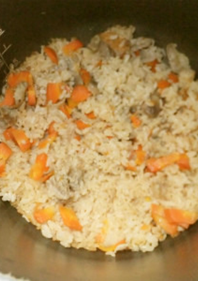 すき焼きのたれで作る炊き込みご飯-レシピのメイン写真