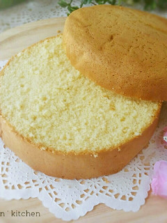 しっとりふわふわ♥基本のスポンジケーキ-レシピのメイン写真