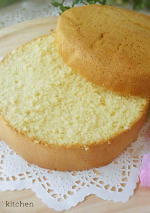 しっとりふわふわ♥基本のスポンジケーキ-レシピのメイン写真