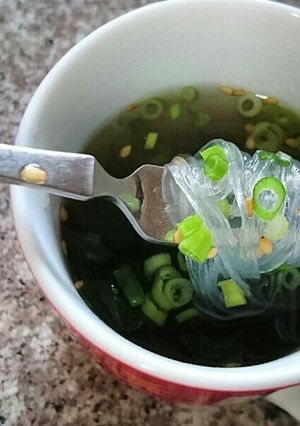 3分で完成❗鶏ガラベースのカップスープ❗-レシピのメイン写真