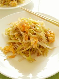 もやしとキャベツの卵炒め-レシピのメイン写真