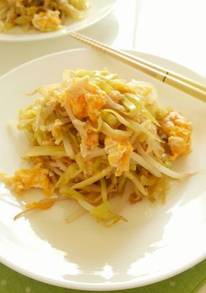 もやしとキャベツの卵炒め-レシピのメイン写真