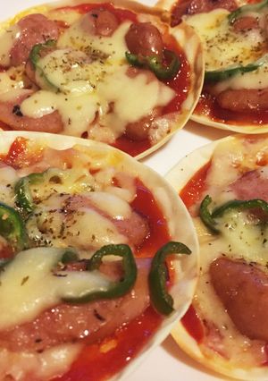 簡単余った餃子の皮でフライパンPIZZA-レシピのメイン写真