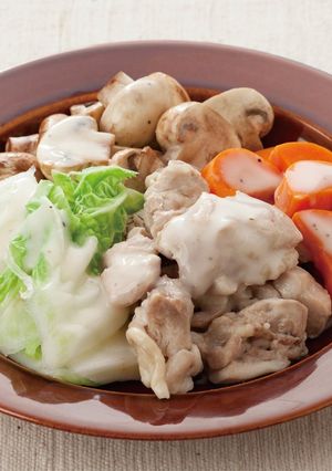 はくさいと若どりもも肉の温サラダ-レシピのメイン写真