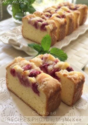 木苺のクリームチーズ・パウンドケーキ-レシピのメイン写真