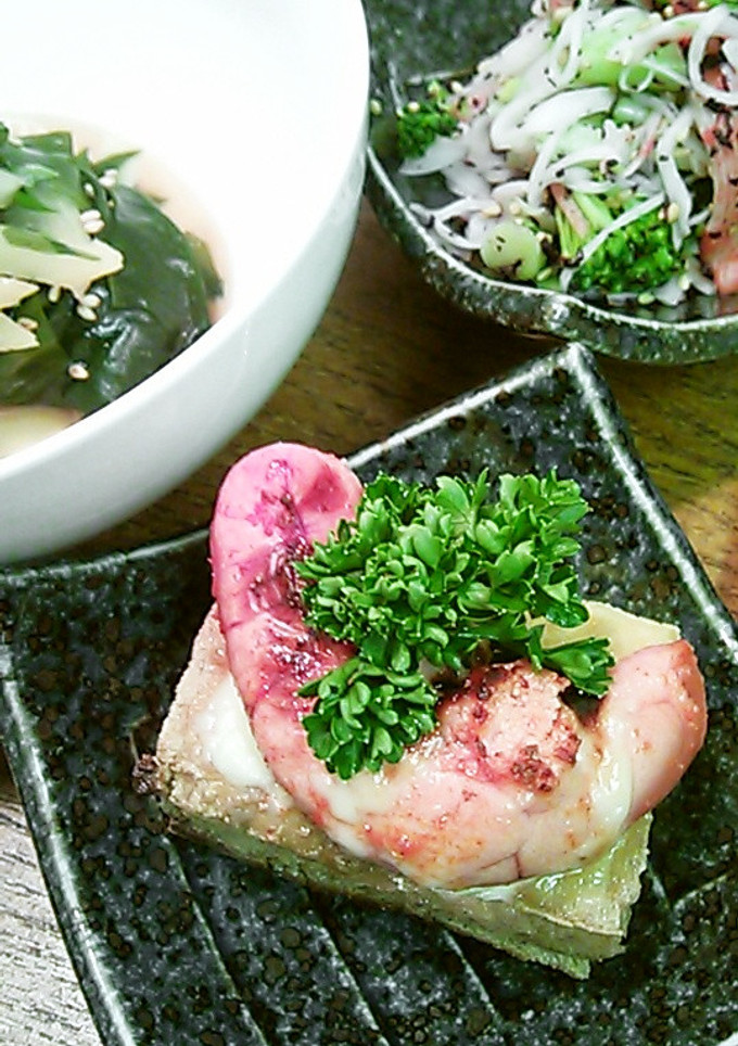 厚揚げの明太子のせ焼き-レシピのメイン写真