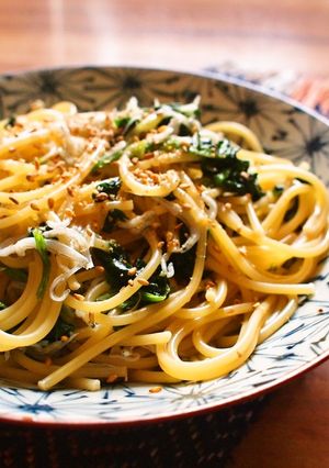 ワンポットパスタ★和風ほうれん草としらす-レシピのメイン写真