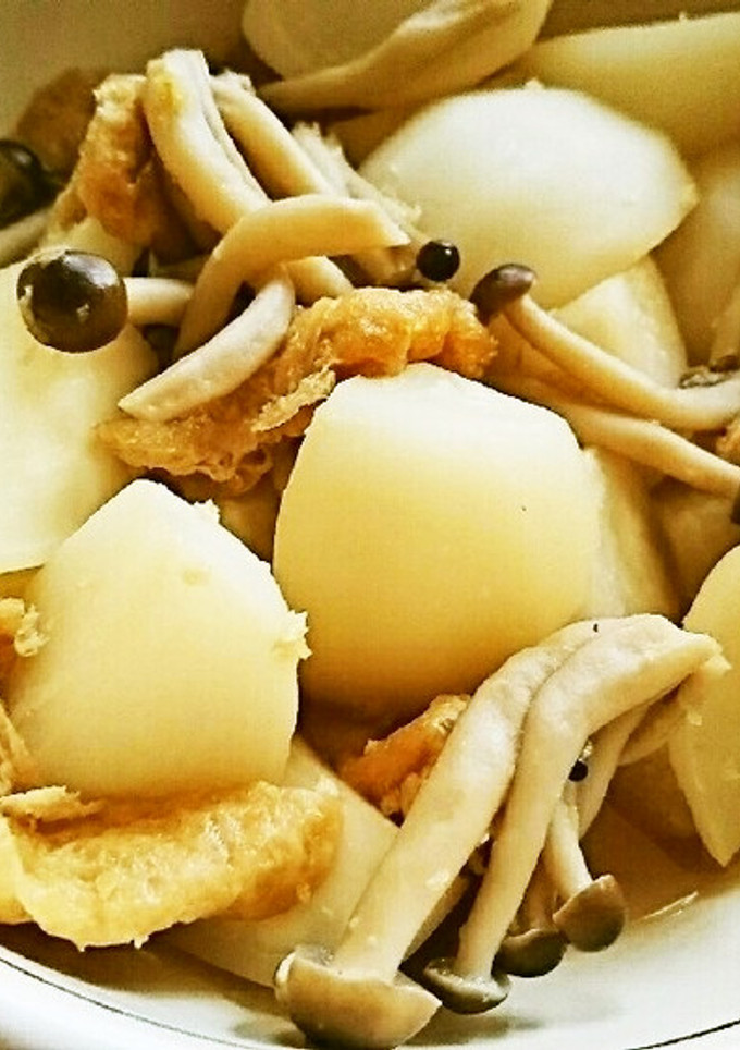 かぶと油揚げとしめじの生姜煮-レシピのメイン写真