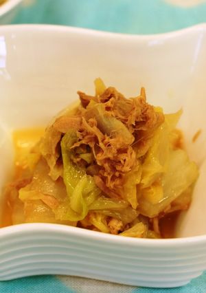 朝食メニューに。白菜とツナのうま煮-レシピのメイン写真