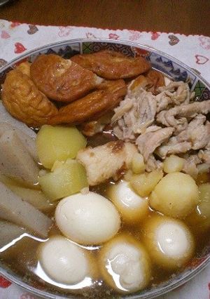 「ハヤトウリ＆鶏せせり入りおでん」　♪♪-レシピのメイン写真