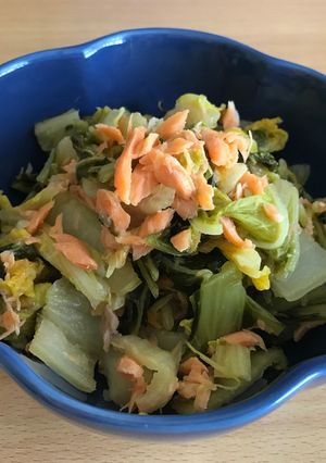 超簡単絶品ヘルシーな白菜と鮭のウマ煮-レシピのメイン写真