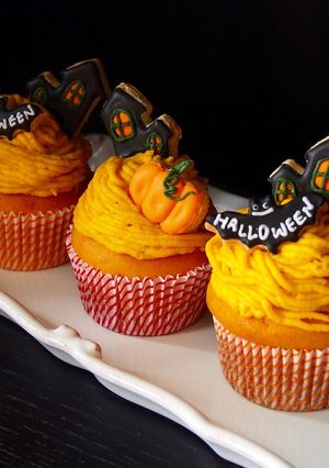 ハロウィンにHMでかぼちゃのマフィン♡-レシピのメイン写真