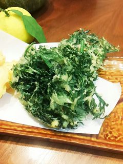 子供もバリバリ☆人参葉っぱのかき揚げ-レシピのメイン写真