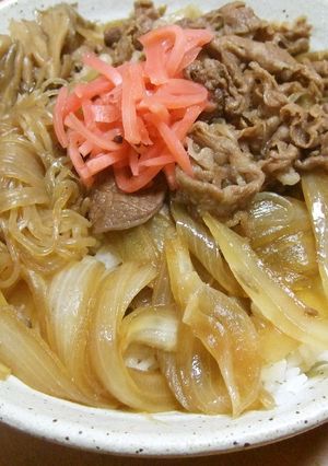 家庭の牛丼?すき焼き丼?-レシピのメイン写真