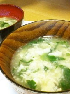 大根の葉で★トロトロ卵スープ-レシピのメイン写真