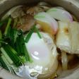 あごだしを使った具だくさん鍋焼きうどん♪