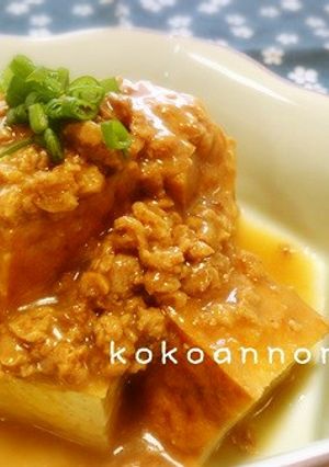 厚揚げと大豆ミンチあんかけ-レシピのメイン写真